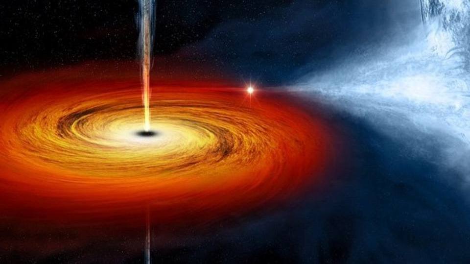 Astrônomos mensuram um misterioso objeto saindo de um buraco negro