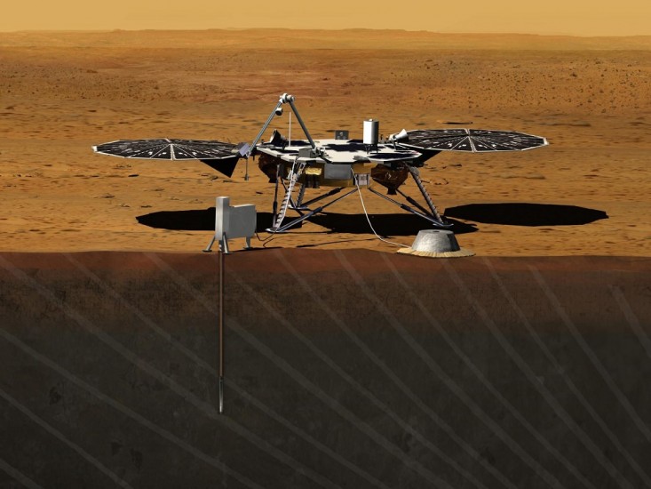 NASA lançará sonda para analisar interior de Marte em 2018
